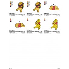 Package 3 Winnie the Pooh 04 Embroidery Designs